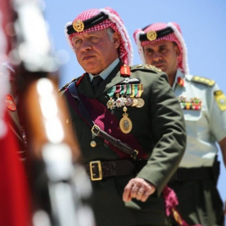 Abdullah at a military ceremony in Jordan. (Photo: The Royal Court/Instagram)