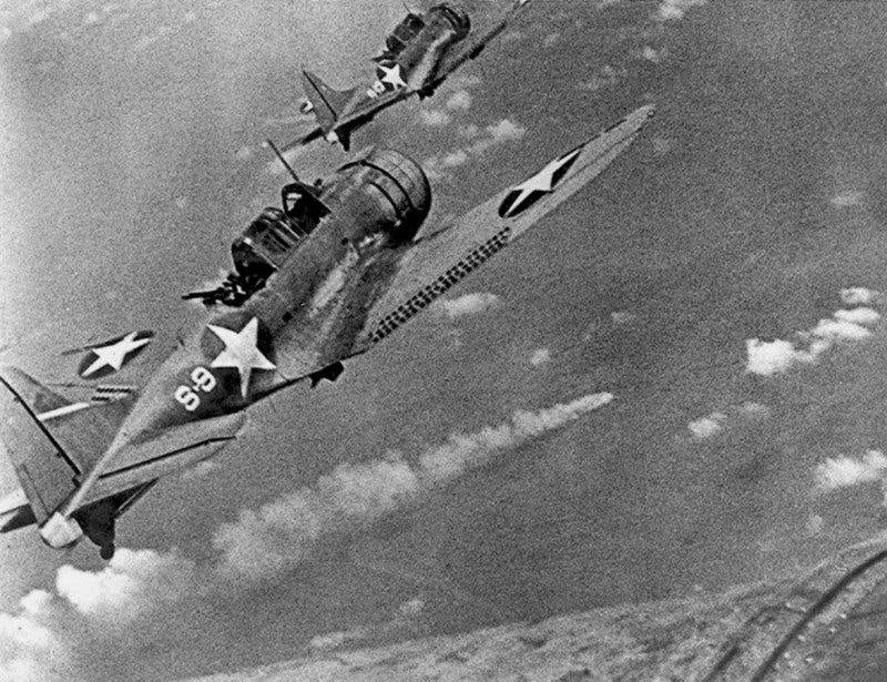 This crucial 1942 naval battle was captured on film by a Hollywood director