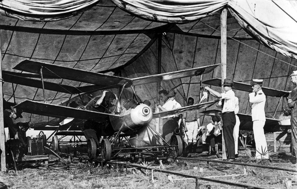 The Kettering Bug drone in 1918. Photo: US Air Force Museum