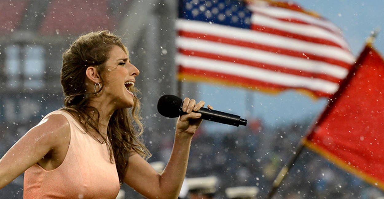 This is how a determined singer from Long Island became &#8216;National Anthem Girl&#8217;