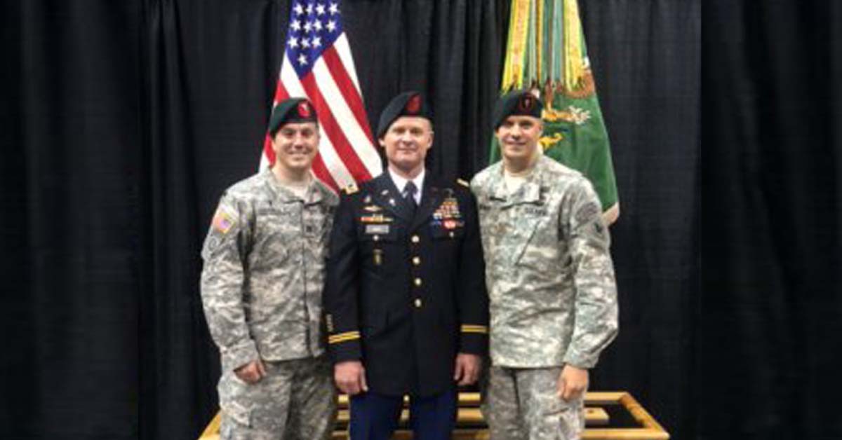 Three Chaplains who completed the U.S. Army Special Forces Assessment and Selection program, as well as the Special Forces Qualification Course. (From left to right: Chaplains Tim Crawley, Mike Smith, and Peter Hofman) | US Army