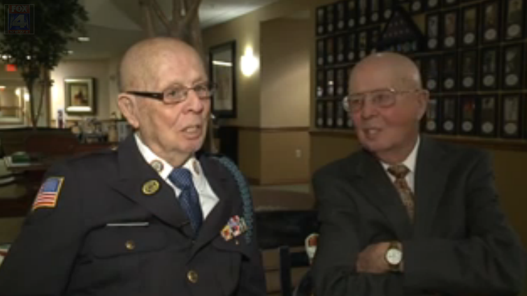 91-year-old twins finally getting medals earned during World War II