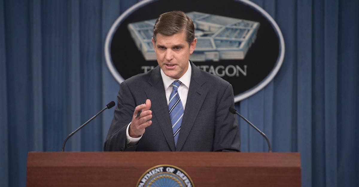 Pentagon Press Secretary Peter Cook | DoD photo by Senior Master Sgt. Adrian Cadiz