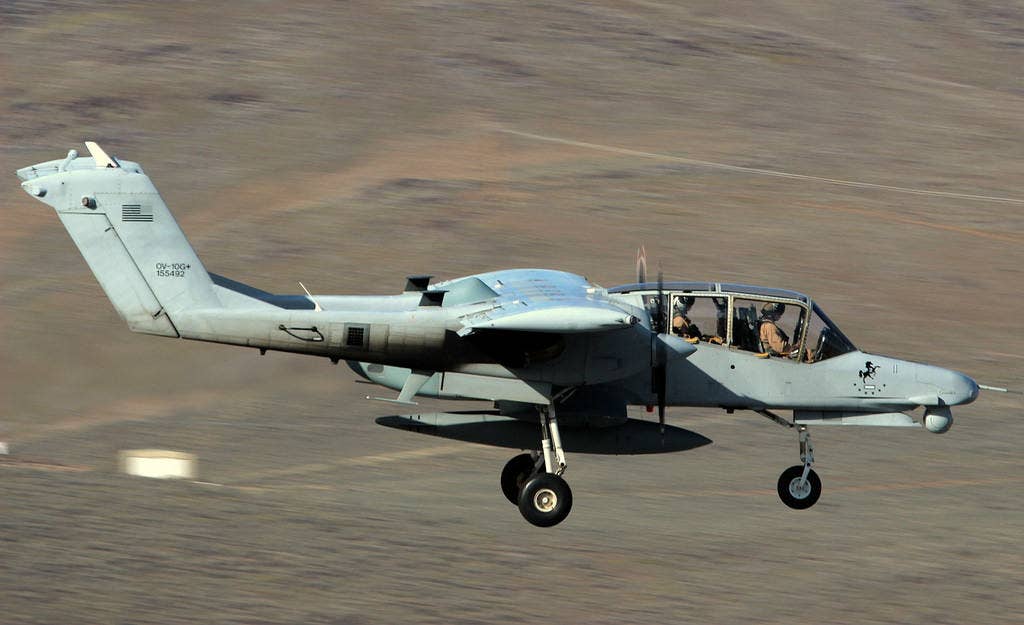 OV-10G+ operated by SEAL Team 6. (U.S. Navy photo)
