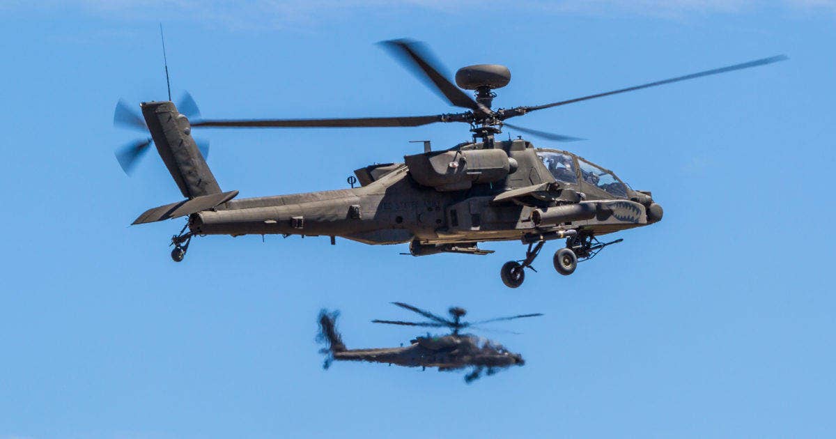 Apache helicopters may see drone integration technology in the very near future. (Photo: US Army Capt. Brian Harris)