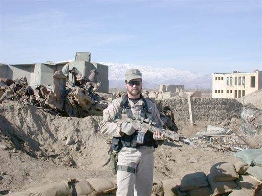 Tech Sgt. John Chapman, USAF, in Afghanistan in 2002. (Photo: USAF)