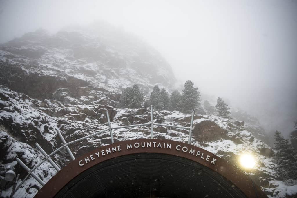 Adm. Hernandez was deputy commander of NORAD, which included the Cheyenne Mountain Complex. (U.S. Air Force photo/Staff Sgt. Andrew Lee)