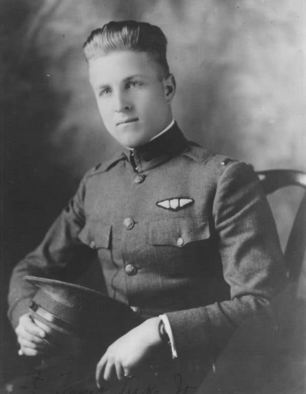 Army 2nd Lt. Frank Luke had a short career on the front lines of World War I, but was America's greatest fighter pilot for a short period. (Photo: U.S. Air Force)