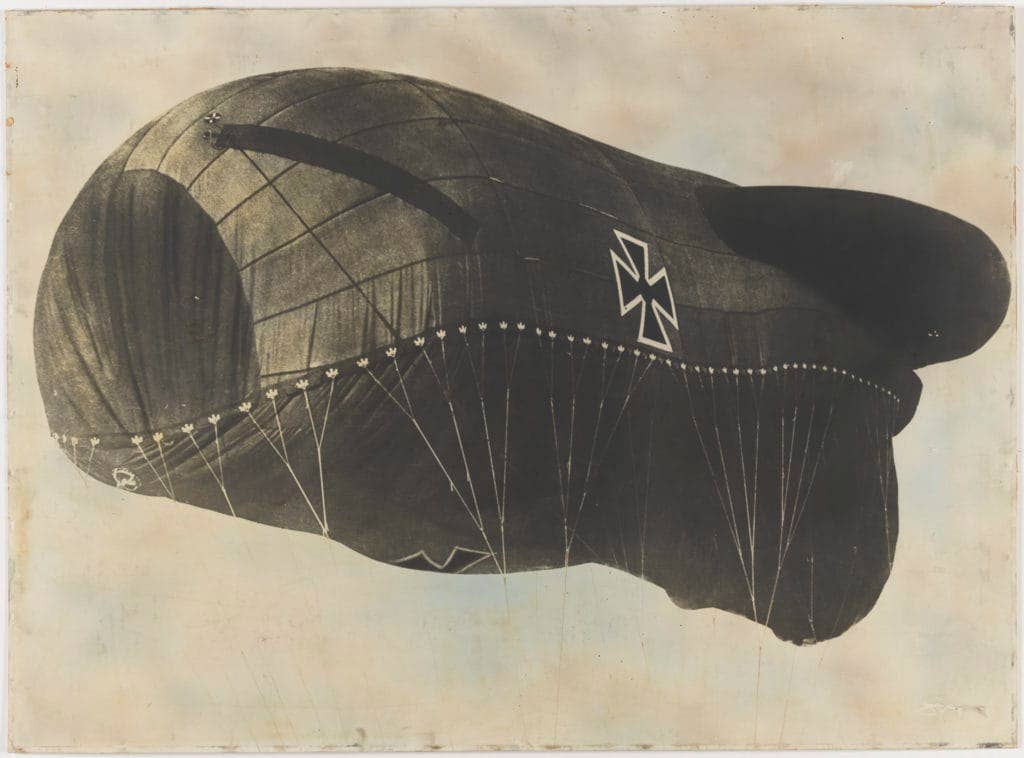 German observation balloons allowed for intelligence gathering and highly accurate artillery fire. (Photo: State Library of New South Wales)