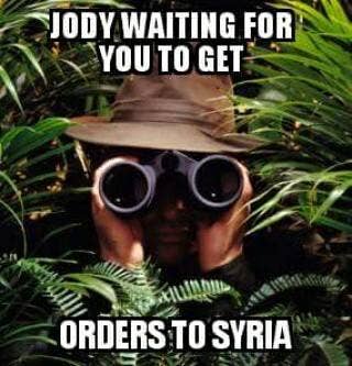Sorry, Jody. No one is cutting orders yet.