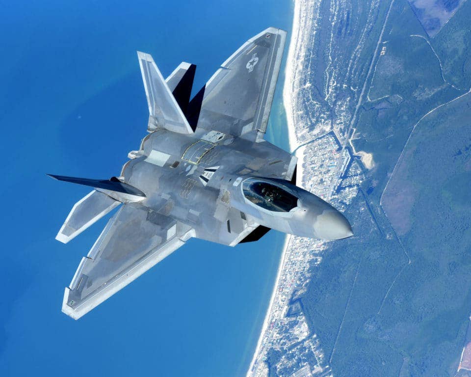 An F-22 Raptor. (U.S. Air Force photo by Airmen 1st Class Cody R. Miller)