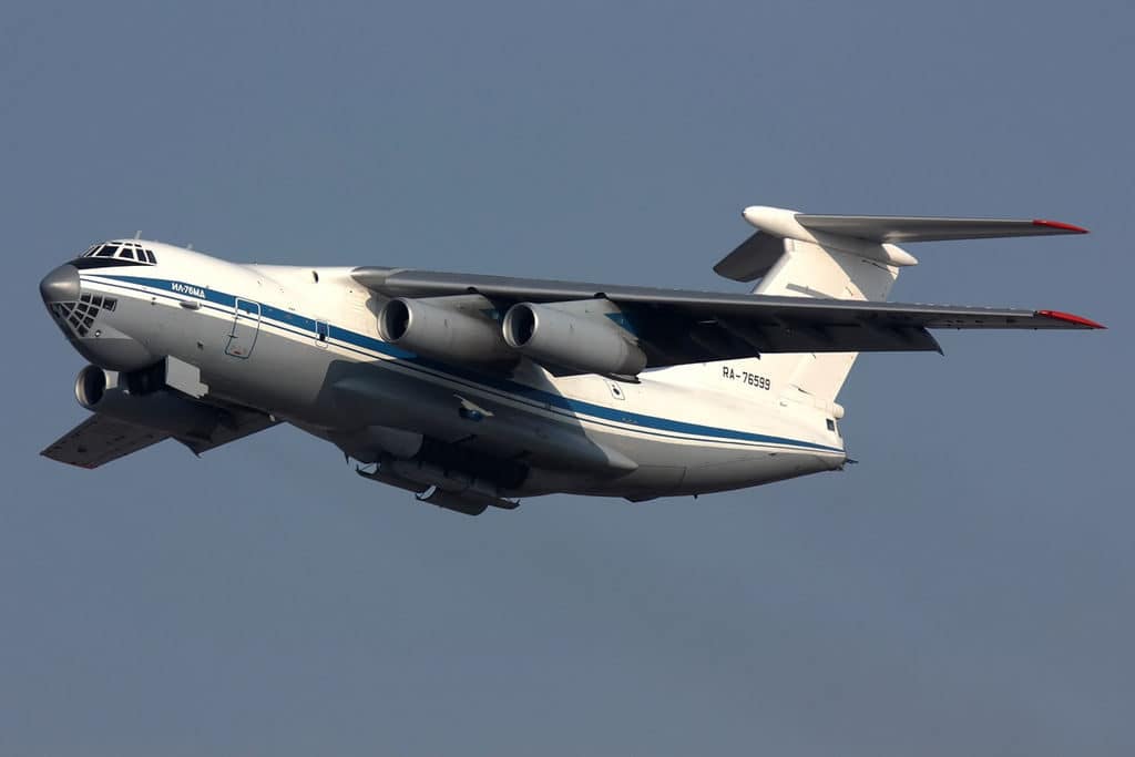 A Russian Air Force Il-76 Candid. (Photo from Wikimedia Commons)