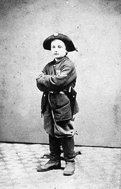 John Lincoln Clem as a young drummer boy. (Photo: Library of Congress)