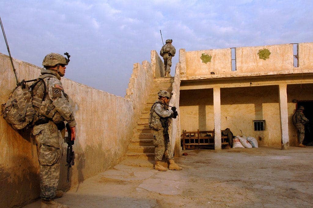 It was in a house much like this on in Arab Jabour that the soldiers pursuing Spc. Edwards' killer met their grim fate. (DOD photo)