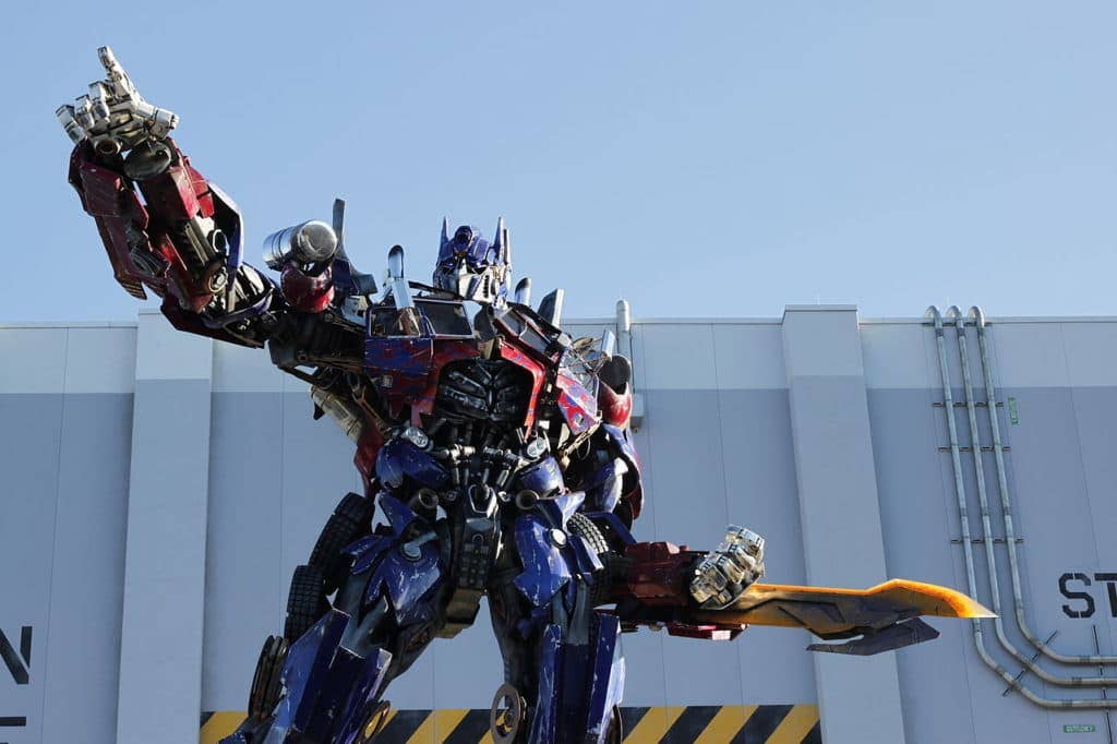 We've seen Optimus Prime engage in some giant-robot fighting on the big screen, but in real life, Megabot Mk III and KURATAS will go head-to-head this summer. (Photo from Wikimedia Commons)