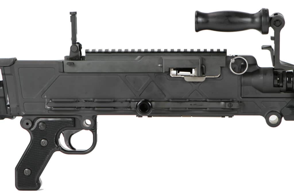 This is the receiver of the Barrett 240LW - note that there are no rivets. (Photo from Barrett.net)