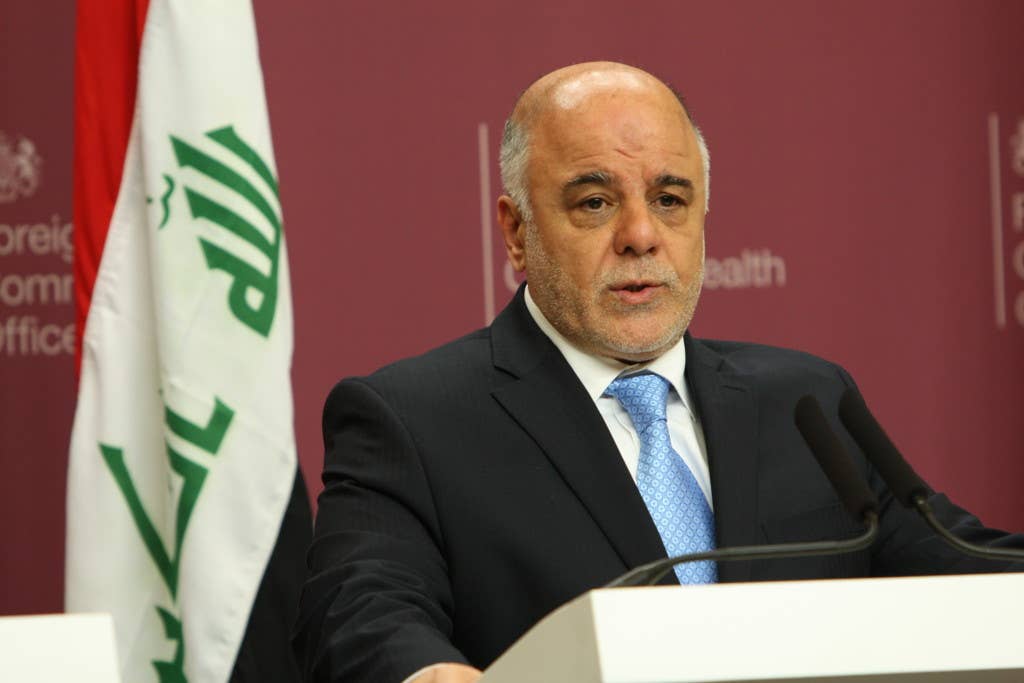 Iraqi Prime Minister Haider al-Abadi.
