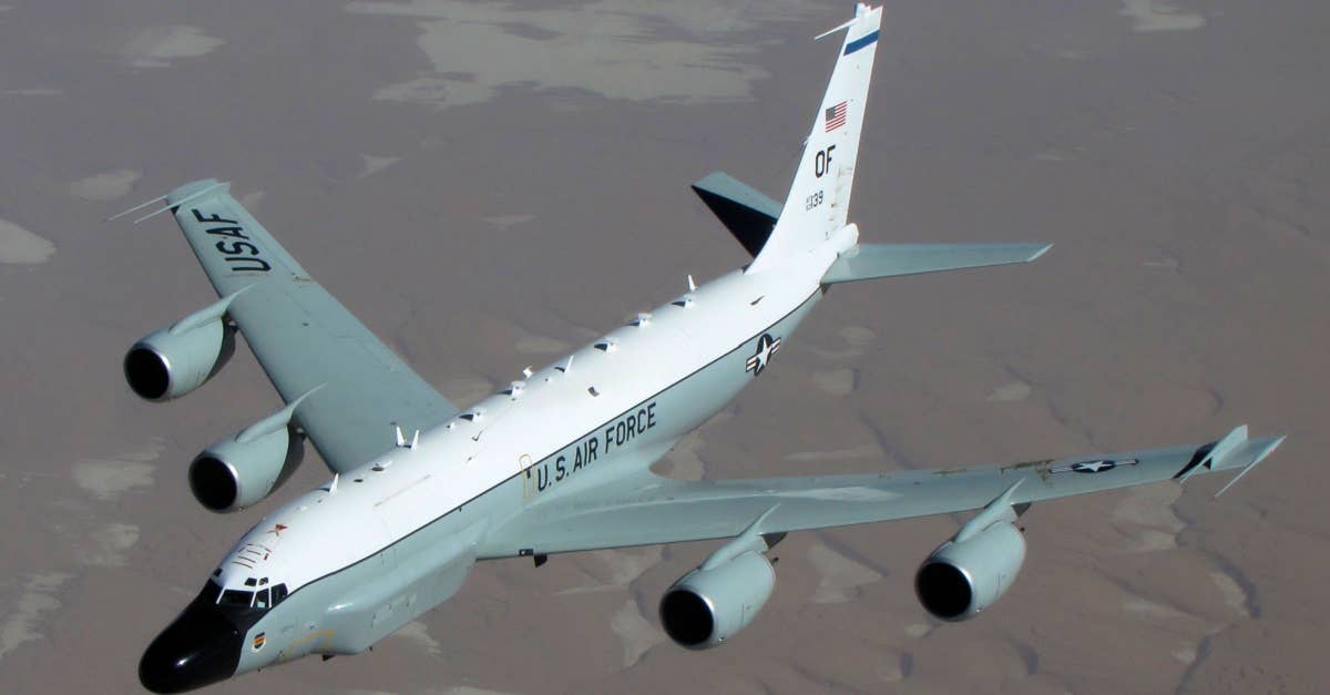 RC-135V/W Rivet Joint. (Photo from USAF)