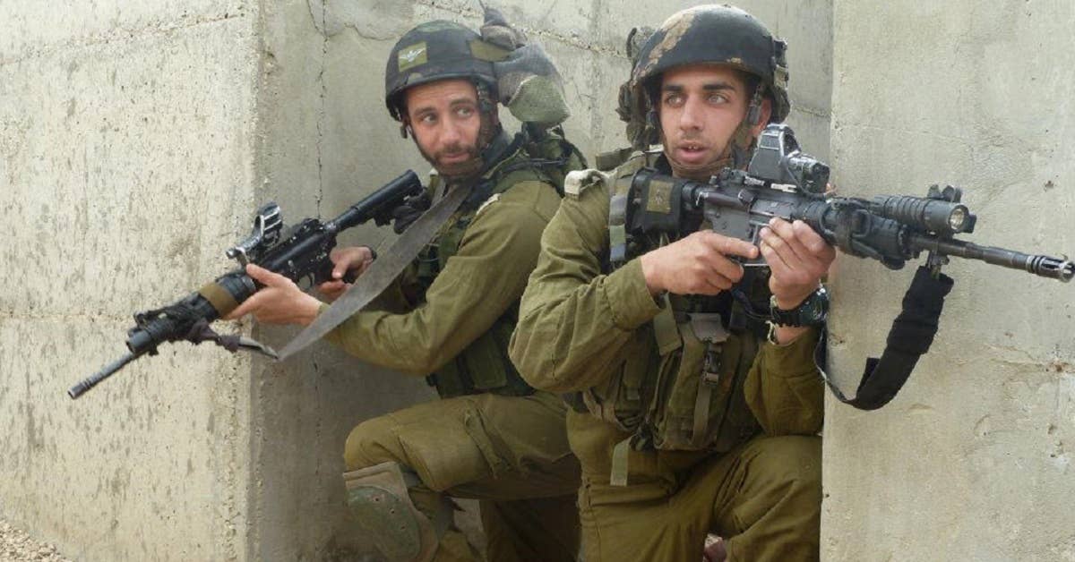 IDF Officers practice urban warfare. Photo from IDF.