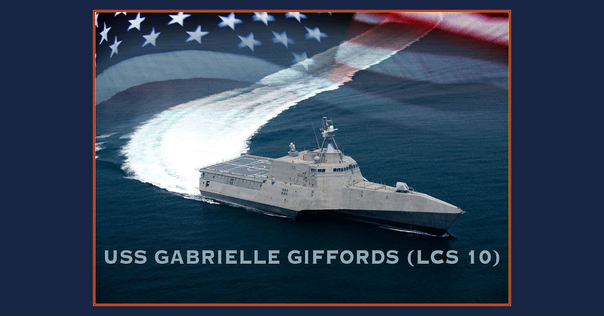 The USS Gabrielle Giffords is one of few Navy ships named after non-military personnel. Photo courtesy of US Navy.