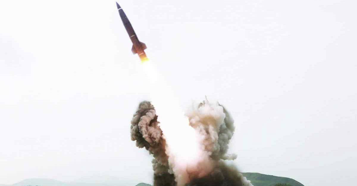 North Korea's Hwasong-14 missile. Photo from KCNA