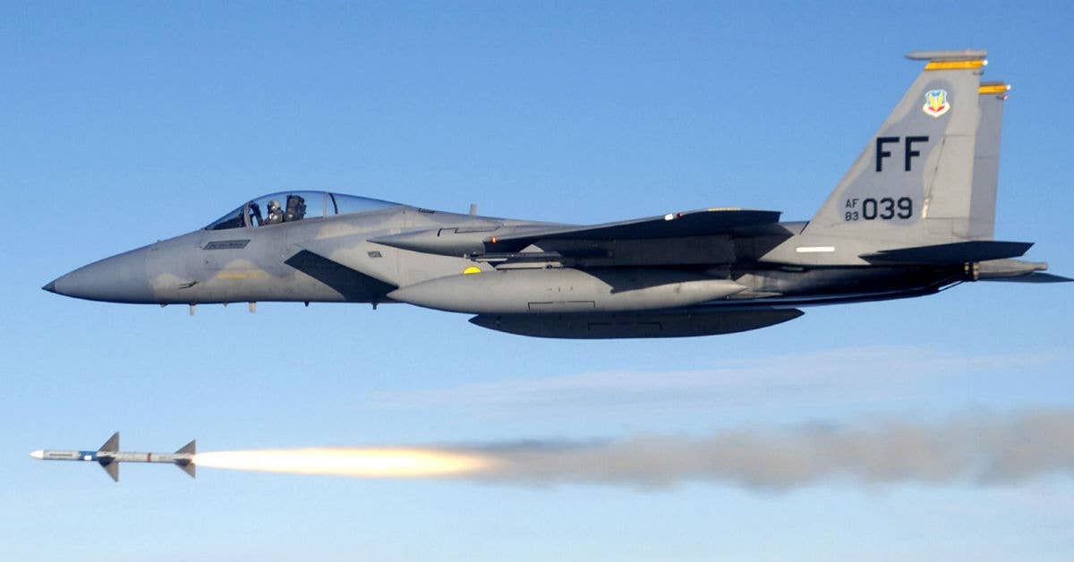 F-15C. (U.S. Air Force photo by Master Sgt. Michael Ammons.)