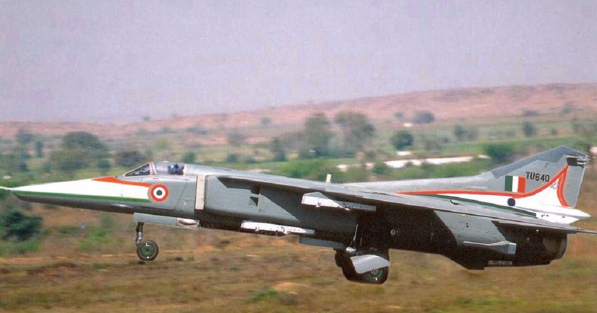 An upgraded Indian MiG-27 Flogger. (Image from Wikimedia Commons)