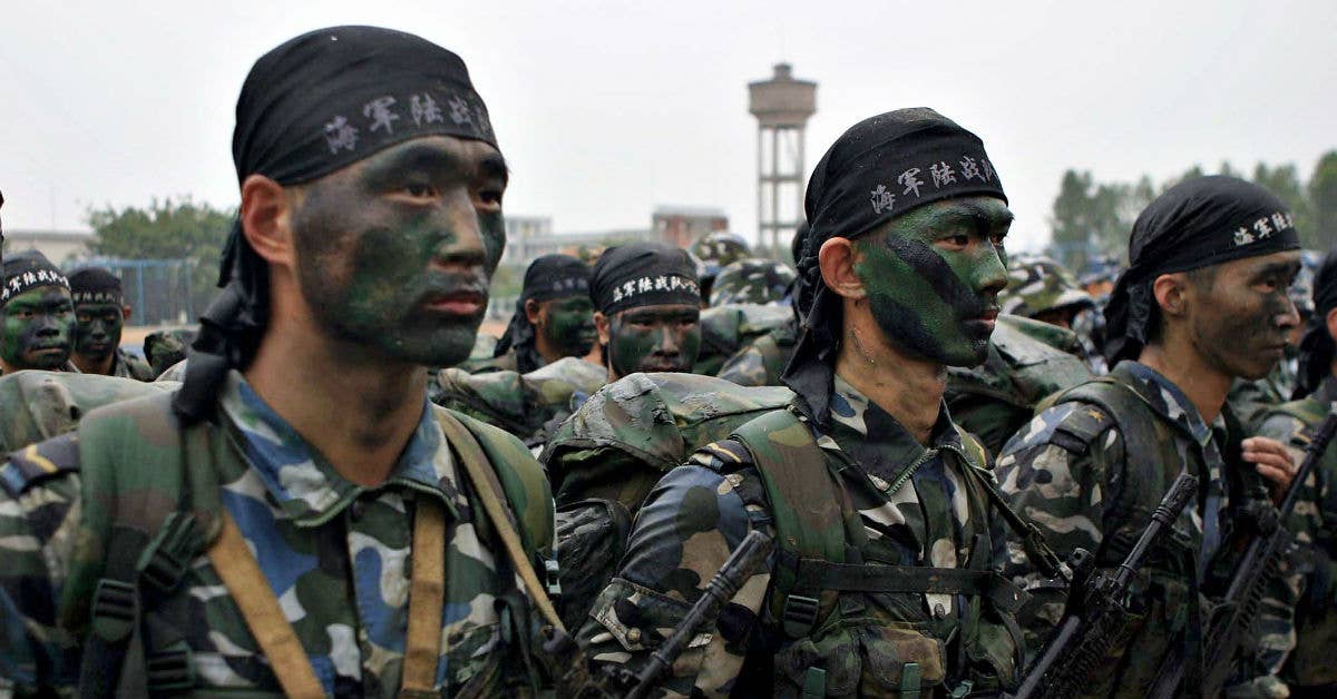 Marines of the People's Liberation Army. Photo from Wikimedia Commons.