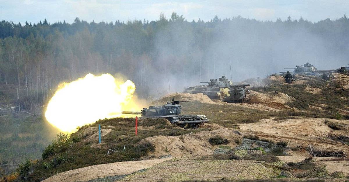 Zapad 13 military exercise. Photo from Russian Kremlin.