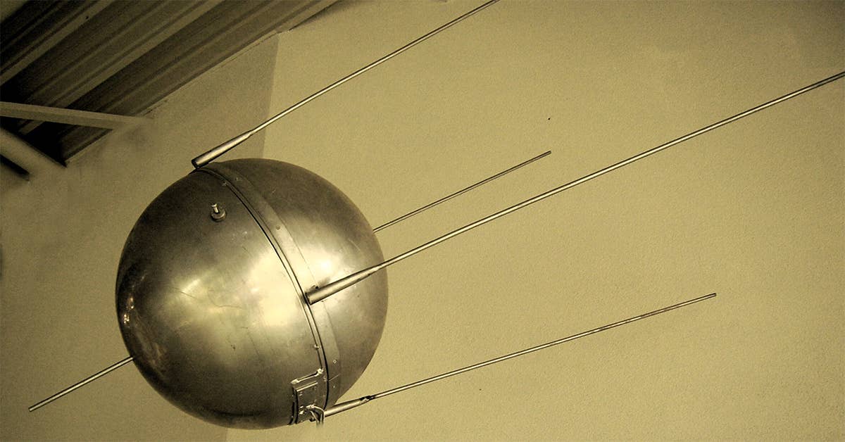 Sputnik. Image from Wikimedia Commons user Lokilech.