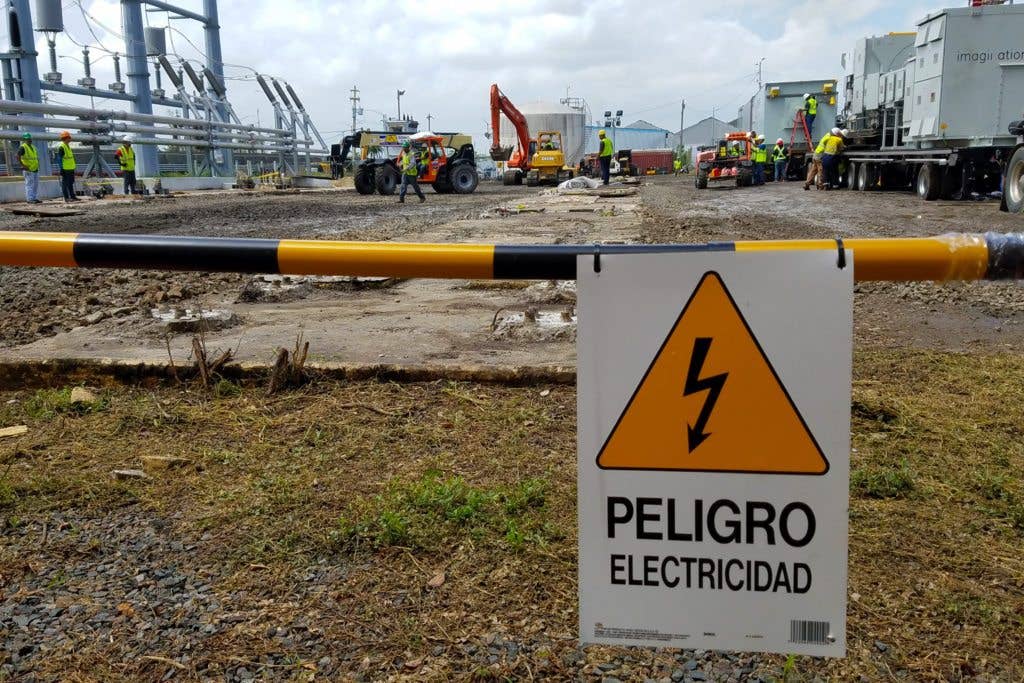 The U.S. Army Corps of Engineers begins the installation of two power generators at the Palo Seco Power Plant in Toa Baja, Puerto Rico, Oct. 17, 2017. The power plant which was damaged by Hurricane Maria is currently operating at very low capacity. USACE is working with local and national contractors and the Puerto Rico Electric Authority to stabilize the power plant. Once the generators are operational they will provide 50 megawatts of power, which will be able to power over 11,000 homes. The Department of Defense is working with USACE, the Federal Emergency Management Agency, the local government and other organizations to provide disaster relief in Puerto Rico in the aftermath of Hurricane Maria. (U.S. Army photo by Staff Sgt. Richard Colletta)
