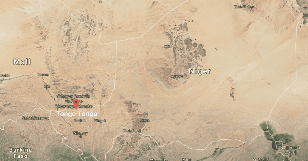 Tongo Tongo in Niger. (image Google Maps)
