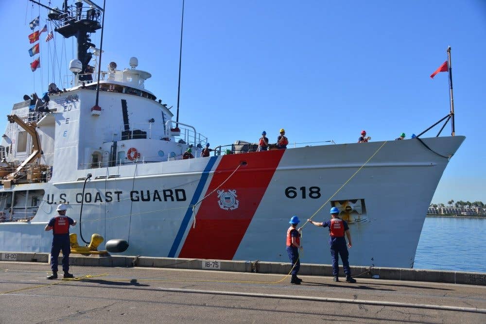 That feeling when you first realize that all Coast Guard assets have diagonal stripes... (U.S. Coast Guard photo by Fireman Taylor Bacon)