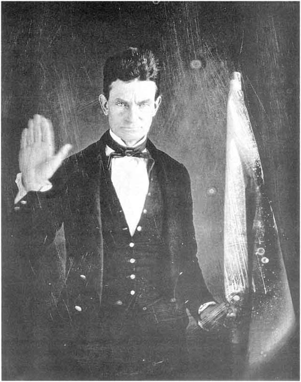 Abolitionist John Brown literally slayed bodies with a broadsword in Kansas.