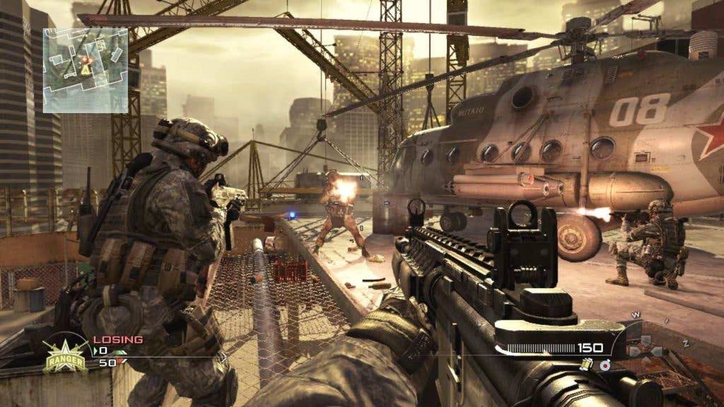 (Image of Call of Duty Modern Warfare remastered. Video Game developed by Infinity Ward and published by Activision)
