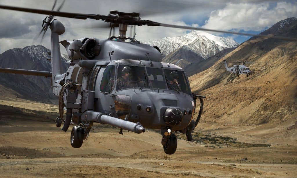 Artist's impression of Sikorsky's HH-60W Combat Rescue Helicopter (Graphic from Lockheed Martin)