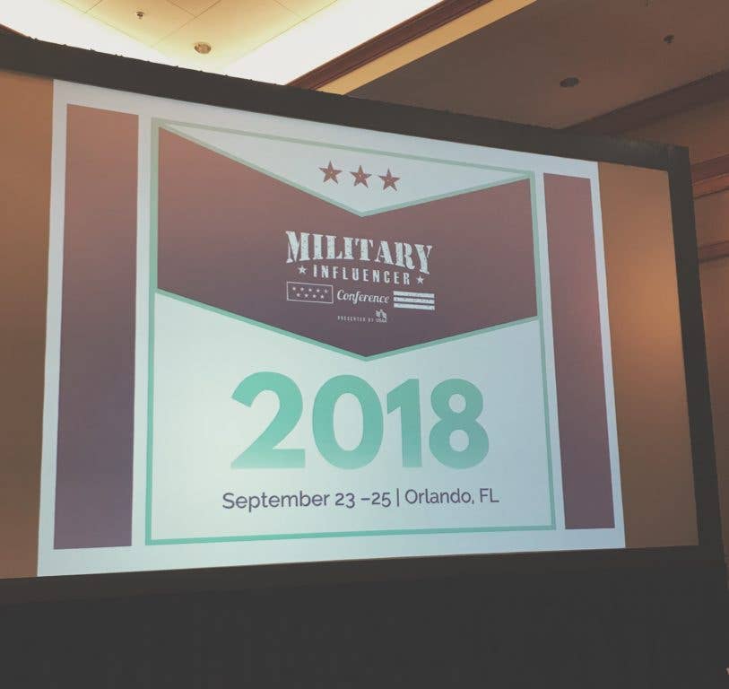 The 2018 Military Influencer Conference will be in Orlando, Florida, from Sept. 23 - 25, which logically means we all unofficially meet up at Disney World after, right guys? (Image A Spouse Ful)