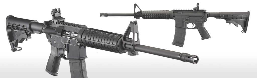 The shooter in the Texas church massacre allegedly used a Ruger AR-556 similar to these shown. (Image Ruger)