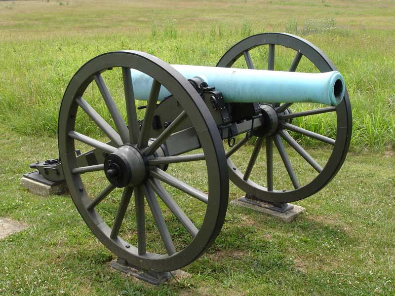 The M1857 12-pounder Napoleon, probably the most common artillery piece of the Civil War. (Wikimedia Commons)
