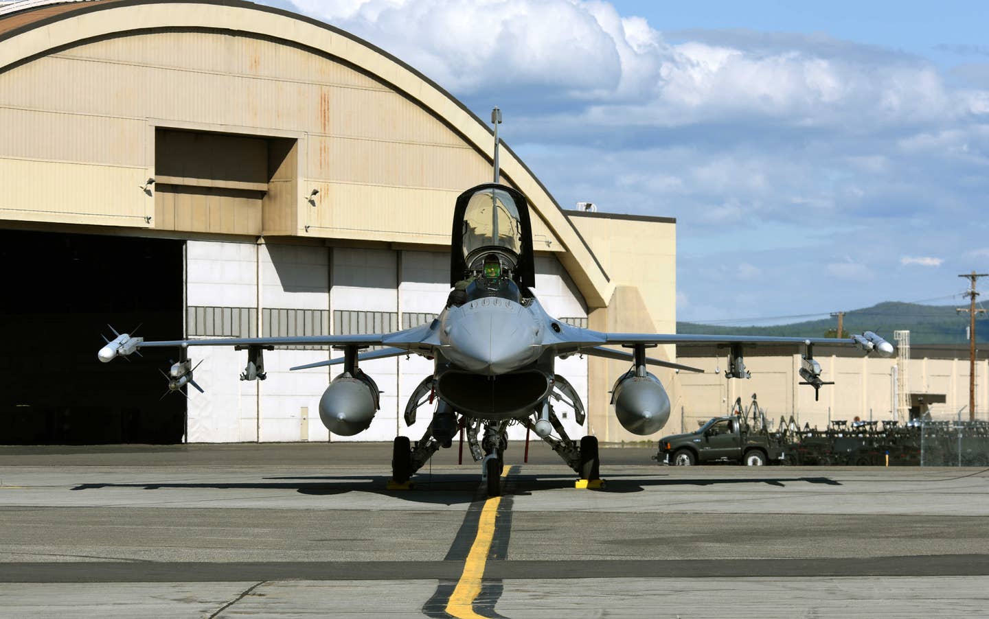 Airmen from the 180th Fighter Wing, Ohio Air National Guard, participated in Red Flag Alaska, a national exercise aimed to provide high-intensity combat training for pilots in a controlled environment at Eielson Air Force Base, Fairbanks, Alaska, in May 2015. (U.S. Air National Guard photo by 1st Lt. Jordyn Sadowski)