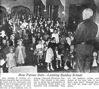 General Patton leading what is probably the most expletive-laden Sunday School ever.