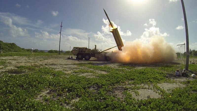 Raytheon produces munitions such as those used by the anti-missile defense THAAD. (Photo by Ben Listerman)