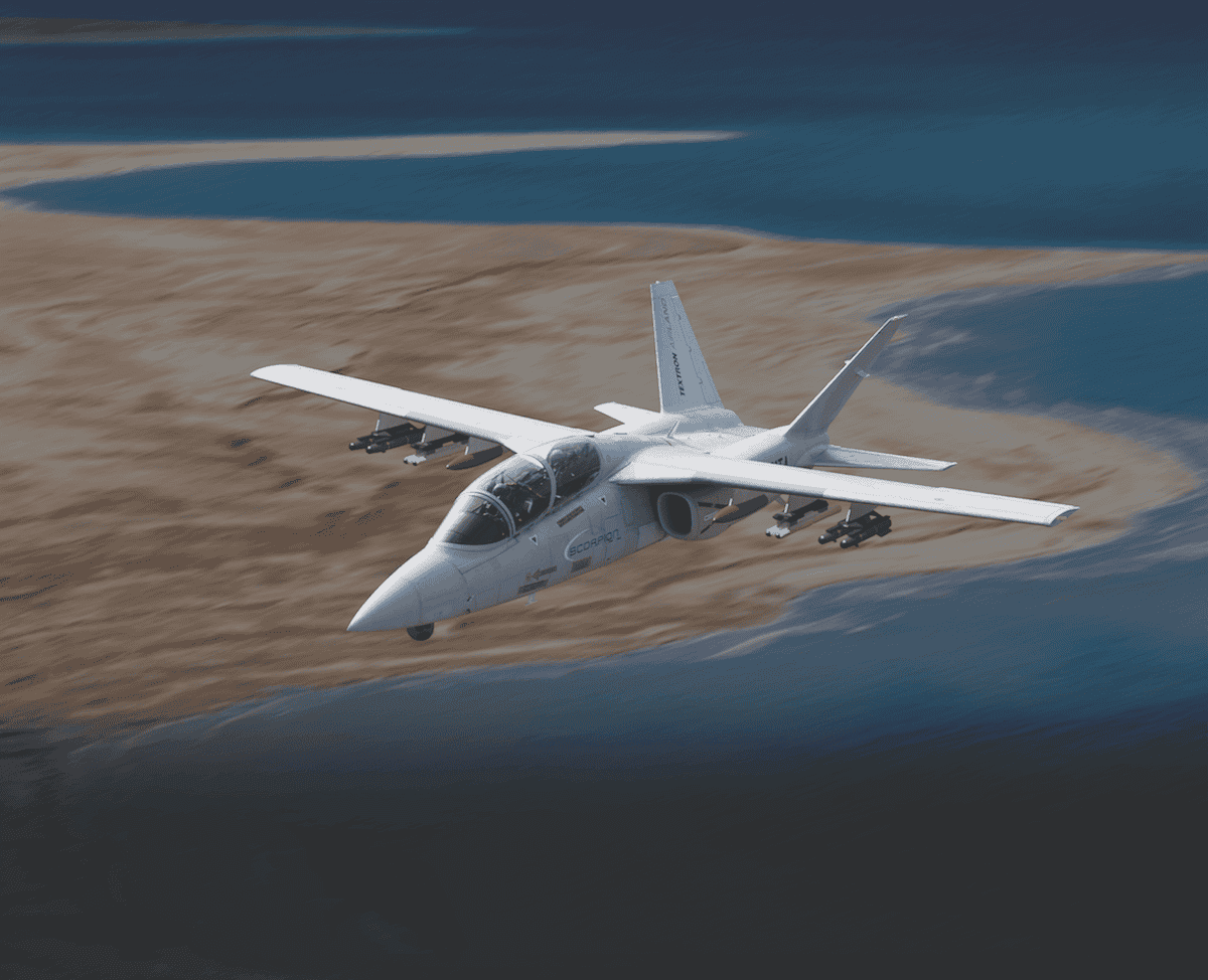 Textron AirLand's armed Scorpion (Textron AirLand)
