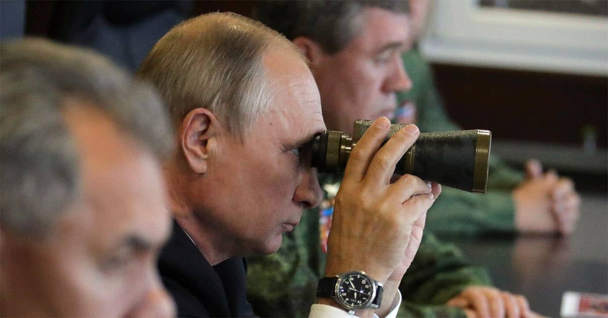Putin's keeping a watchful eye. (Photo from Moscow Kremlin)