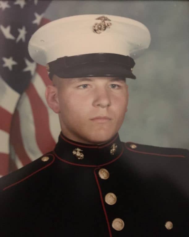 Time in the Marines inspired Anthony Egan to pursue a life of service. (Photo courtesy of Anthony Egan)