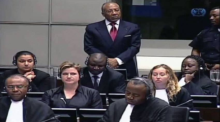To contextualize his actions, he (standing) was the inspiration for Andre Baptiste Sr. in the 2005 film Lord of War (Image via UN)