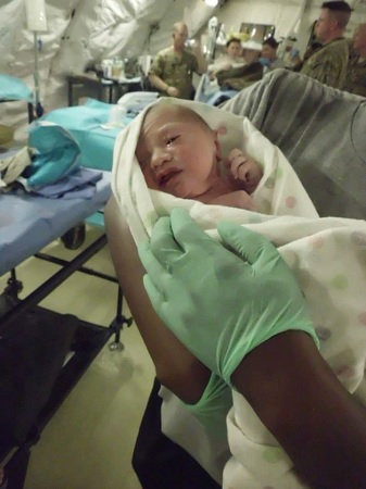 Baby Benjamin shortly after birth. (Image via WTHR 13 Investigates)