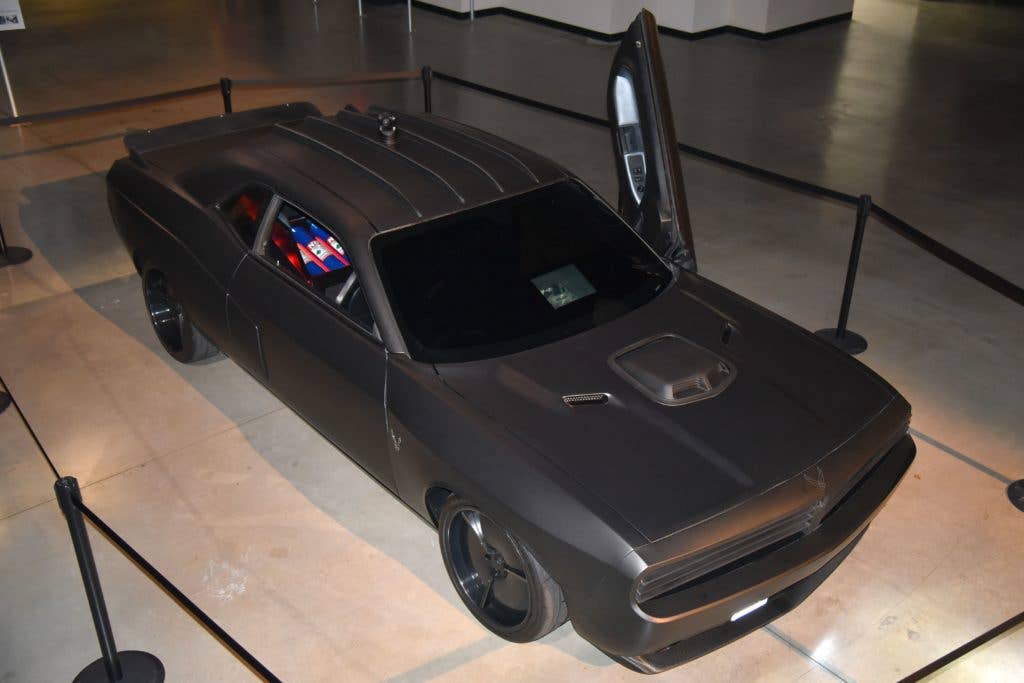 The Air Force's customized Vapor Special Ops Supercar on display in the museum's third building. (U.S. Air Force photo)
