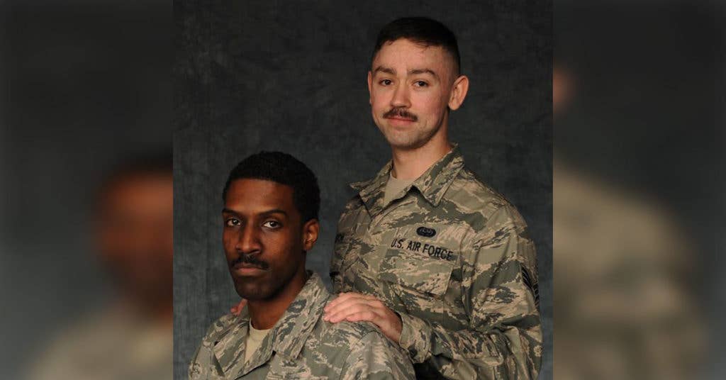 The Airmen responded to U.S. Air Force Gen. Mark Welsh III when he challenged the Air Force to a mustache competition. Mustache March continues to be a method of raising morale for the Airmen. (U.S. Air Force photo by Airman 1st Class Kyle Gese)
