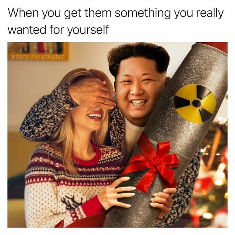 That's silly. No one gets a Christmas in North Korea.